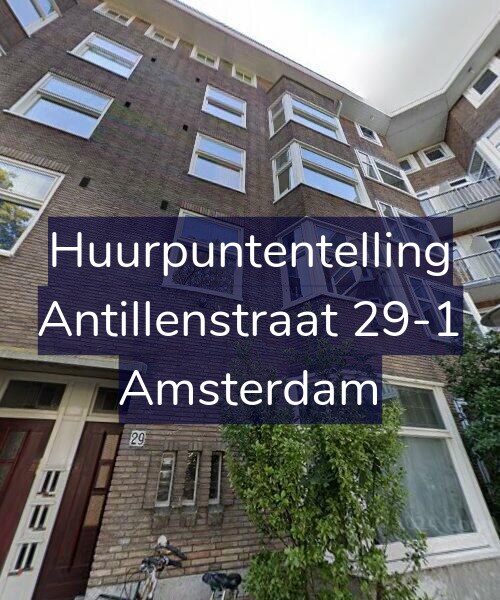 Foto gevel Huurpuntentelling voor Antillenstraat 29-1, Amsterdam