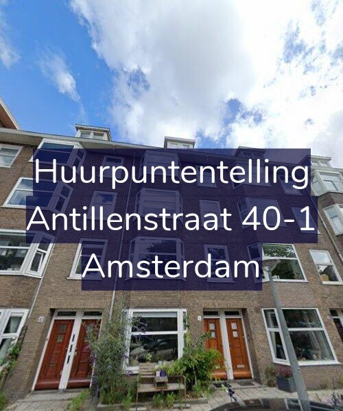 Foto gevel Huurpuntentelling voor Antillenstraat 40-1, Amsterdam