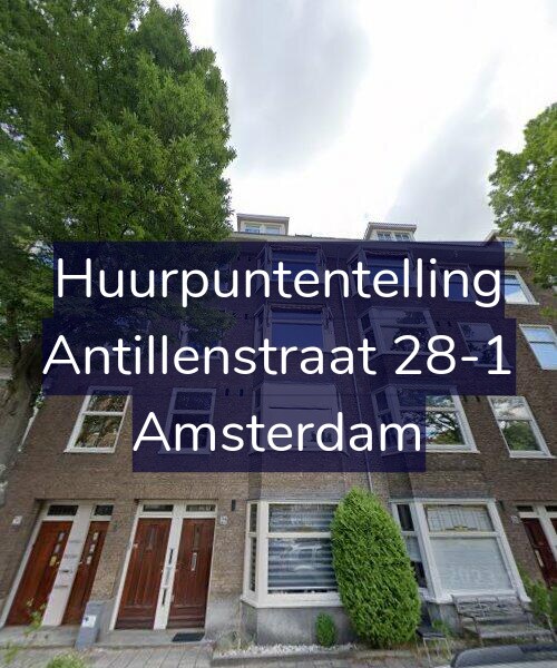 Foto gevel Huurpuntentelling voor Antillenstraat 28-1, Amsterdam