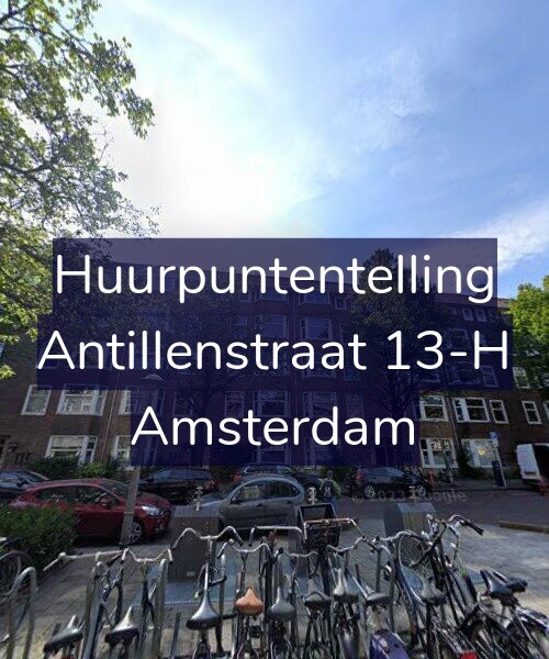 Foto gevel Huurpuntentelling voor Antillenstraat 13-H, Amsterdam