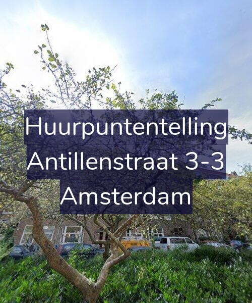Foto gevel Huurpuntentelling voor Antillenstraat 3-3, Amsterdam