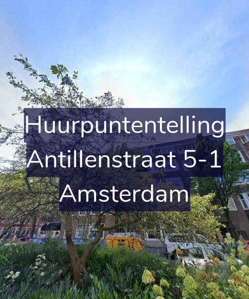 Foto gevel Huurpuntentelling voor Antillenstraat 5-1, Amsterdam