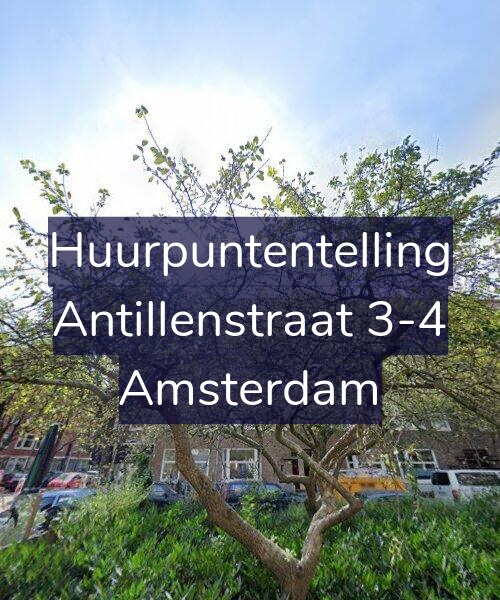 Foto gevel Huurpuntentelling voor Antillenstraat 3-4, Amsterdam