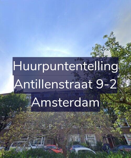 Foto gevel Huurpuntentelling voor Antillenstraat 9-2, Amsterdam