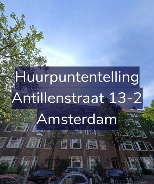 Foto gevel Huurpuntentelling voor Antillenstraat 13-2, Amsterdam