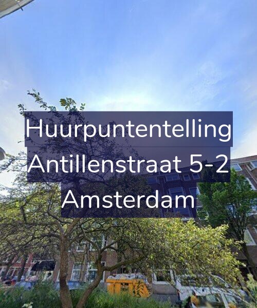 Foto gevel Huurpuntentelling voor Antillenstraat 5-2, Amsterdam