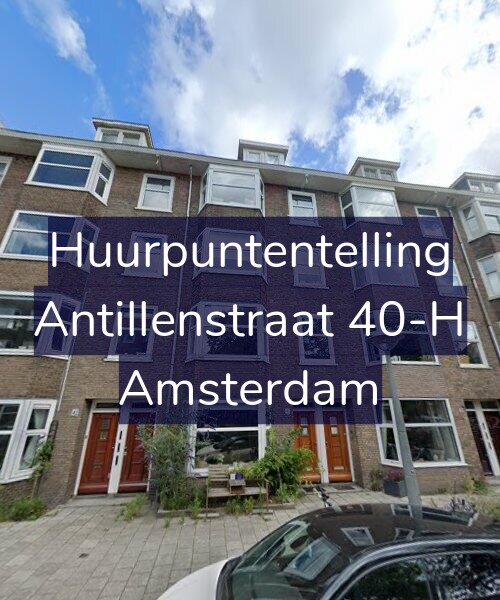 Foto gevel Huurpuntentelling voor Antillenstraat 40-H, Amsterdam
