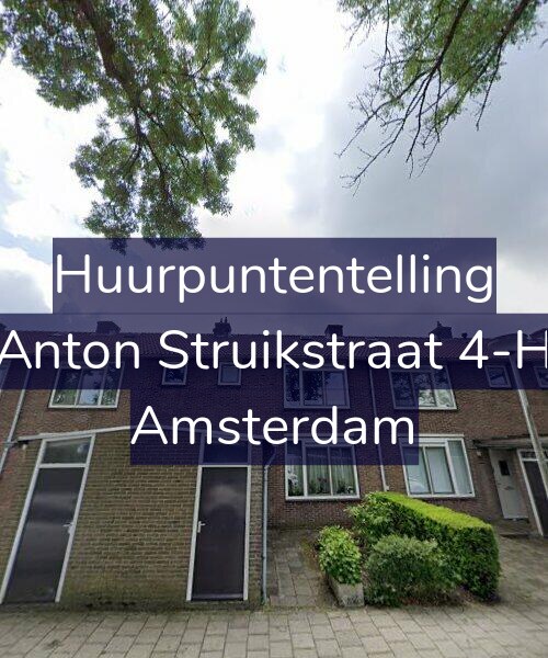Foto gevel Huurpuntentelling voor Anton Struikstraat 4-H, Amsterdam