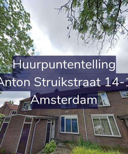 Foto gevel Huurpuntentelling voor Anton Struikstraat 14-1, Amsterdam