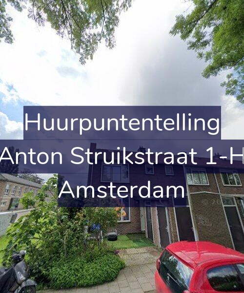 Foto gevel Huurpuntentelling voor Anton Struikstraat 1-H, Amsterdam