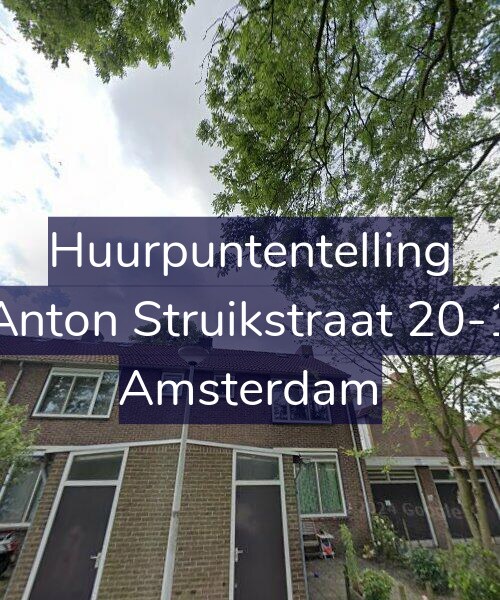 Foto gevel Huurpuntentelling voor Anton Struikstraat 20-1, Amsterdam