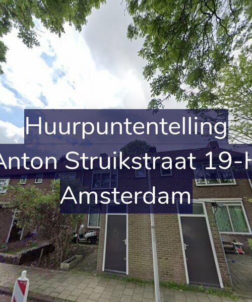 Foto gevel Huurpuntentelling voor Anton Struikstraat 19-H, Amsterdam