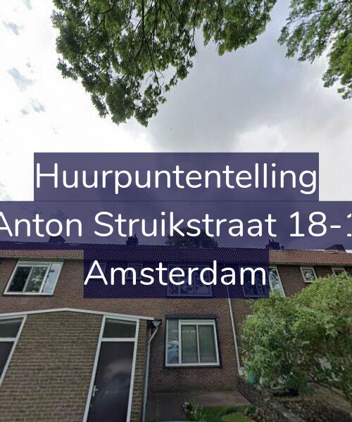 Foto gevel Huurpuntentelling voor Anton Struikstraat 18-1, Amsterdam