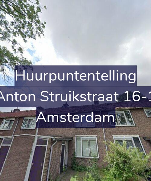 Foto gevel Huurpuntentelling voor Anton Struikstraat 16-1, Amsterdam