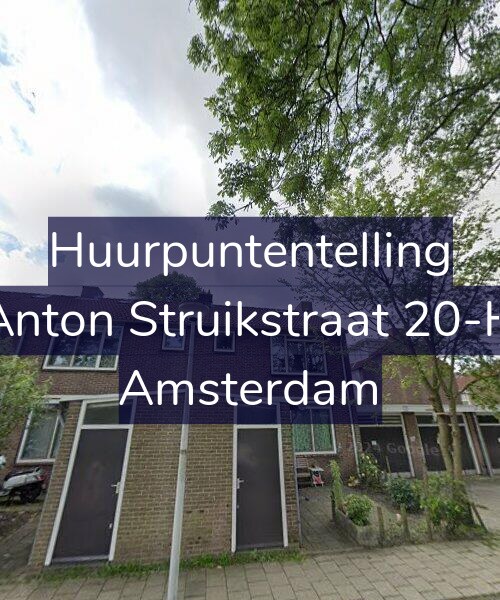 Foto gevel Huurpuntentelling voor Anton Struikstraat 20-H, Amsterdam