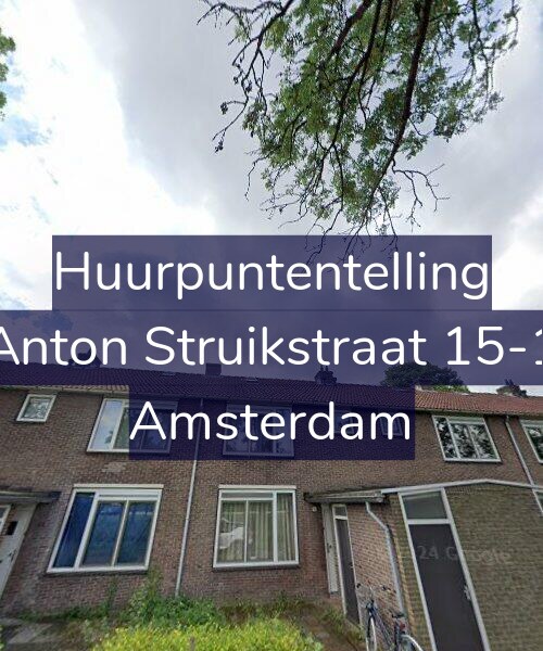 Foto gevel Huurpuntentelling voor Anton Struikstraat 15-1, Amsterdam