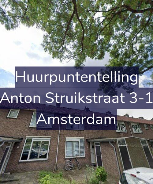 Foto gevel Huurpuntentelling voor Anton Struikstraat 3-1, Amsterdam
