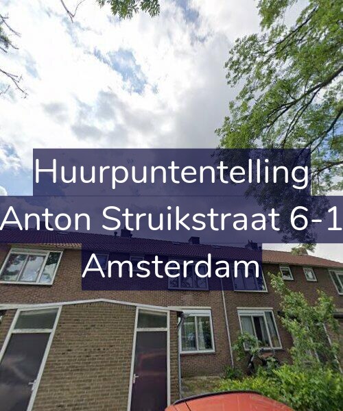 Foto gevel Huurpuntentelling voor Anton Struikstraat 6-1, Amsterdam
