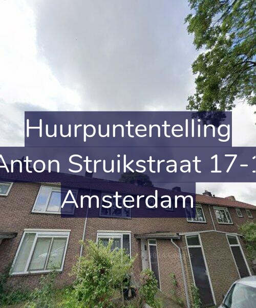 Foto gevel Huurpuntentelling voor Anton Struikstraat 17-1, Amsterdam