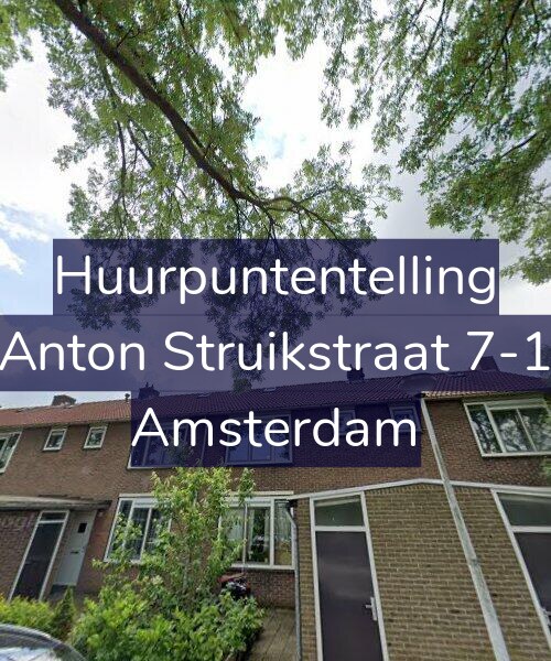 Foto gevel Huurpuntentelling voor Anton Struikstraat 7-1, Amsterdam