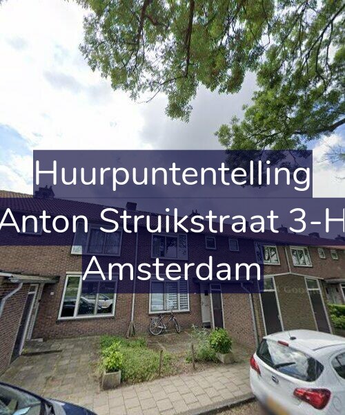 Foto gevel Huurpuntentelling voor Anton Struikstraat 3-H, Amsterdam