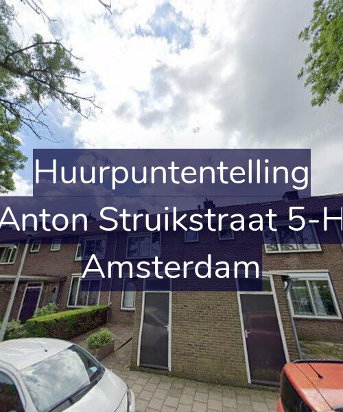 Foto gevel Huurpuntentelling voor Anton Struikstraat 5-H, Amsterdam