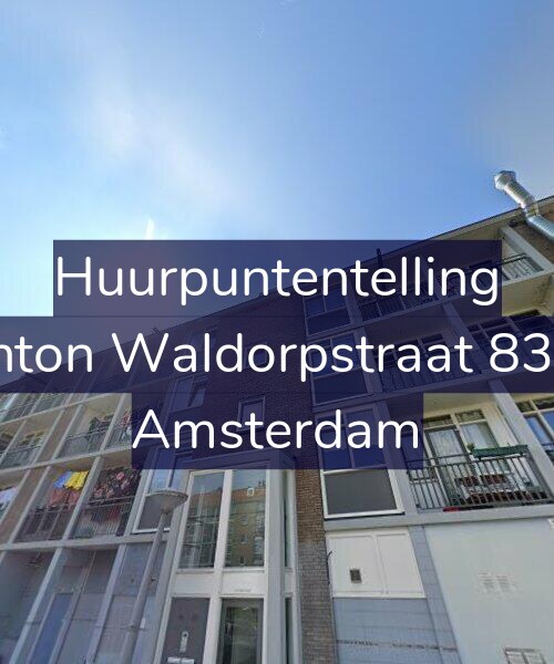 Foto gevel Huurpuntentelling voor Anton Waldorpstraat 83-3, Amsterdam