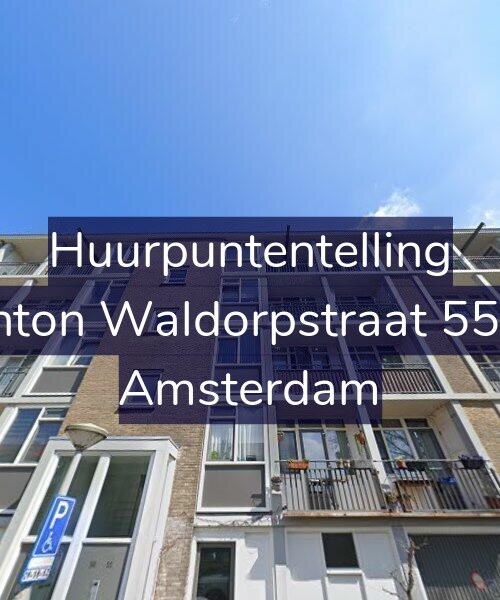 Foto gevel Huurpuntentelling voor Anton Waldorpstraat 55-2, Amsterdam
