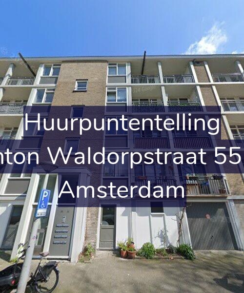 Foto gevel Huurpuntentelling voor Anton Waldorpstraat 55-H, Amsterdam