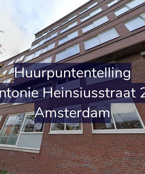 Foto gevel Huurpuntentelling voor Antonie Heinsiusstraat 20, Amsterdam