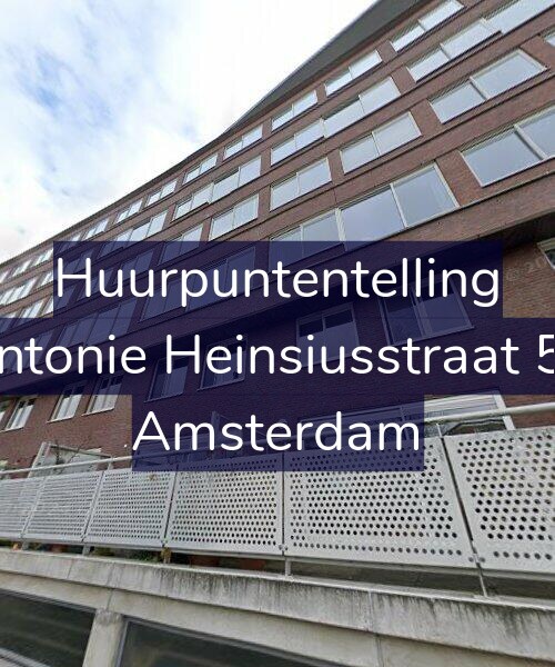 Foto gevel Huurpuntentelling voor Antonie Heinsiusstraat 56, Amsterdam