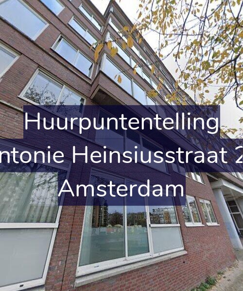 Foto gevel Huurpuntentelling voor Antonie Heinsiusstraat 24, Amsterdam