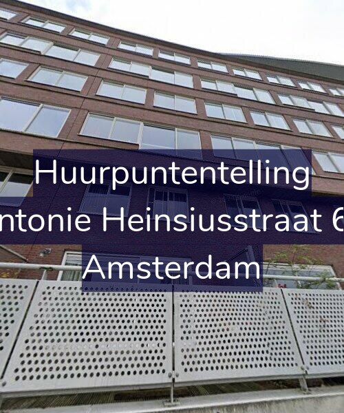 Foto gevel Huurpuntentelling voor Antonie Heinsiusstraat 62, Amsterdam