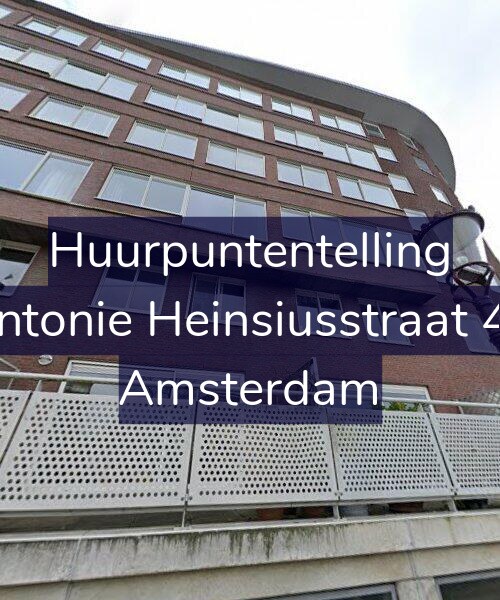 Foto gevel Huurpuntentelling voor Antonie Heinsiusstraat 42, Amsterdam