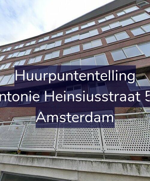 Foto gevel Huurpuntentelling voor Antonie Heinsiusstraat 52, Amsterdam