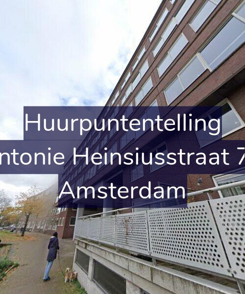 Foto gevel Huurpuntentelling voor Antonie Heinsiusstraat 72, Amsterdam