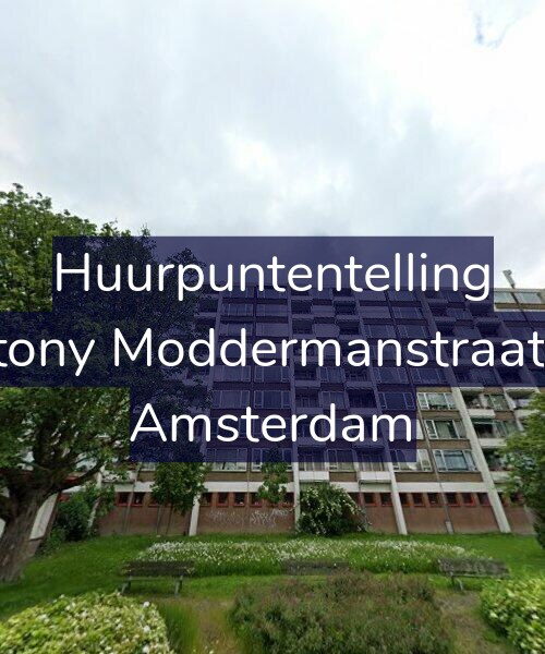 Foto gevel Huurpuntentelling voor Antony Moddermanstraat 16, Amsterdam
