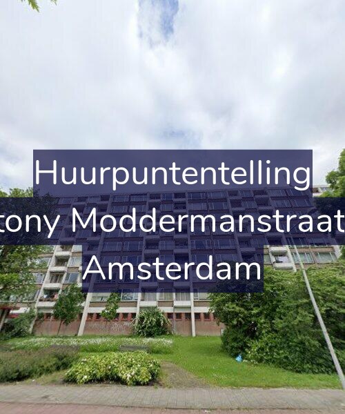 Foto gevel Huurpuntentelling voor Antony Moddermanstraat 74, Amsterdam