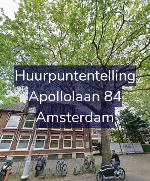 Foto gevel Huurpuntentelling voor Apollolaan 84, Amsterdam