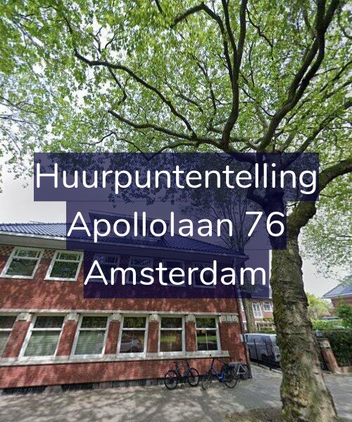 Foto gevel Huurpuntentelling voor Apollolaan 76, Amsterdam