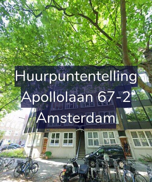 Foto gevel Huurpuntentelling voor Apollolaan 67-2, Amsterdam