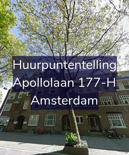 Foto gevel Huurpuntentelling voor Apollolaan 177-H, Amsterdam