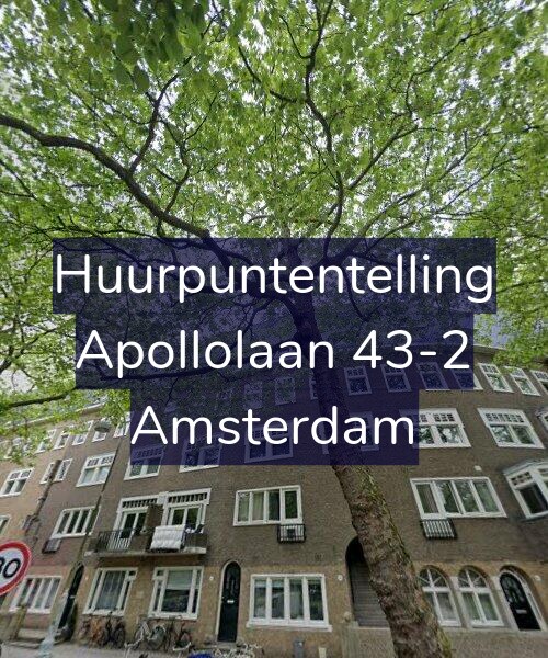 Foto gevel Huurpuntentelling voor Apollolaan 43-2, Amsterdam