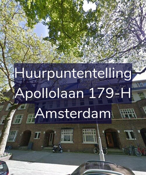 Foto gevel Huurpuntentelling voor Apollolaan 179-H, Amsterdam