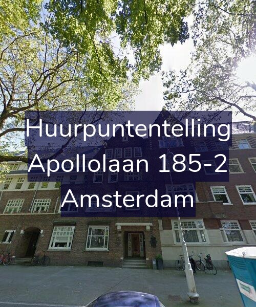 Foto gevel Huurpuntentelling voor Apollolaan 185-2, Amsterdam
