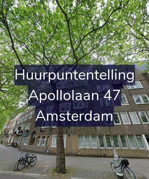 Foto gevel Huurpuntentelling voor Apollolaan 47, Amsterdam