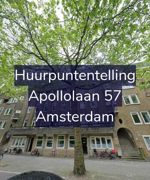 Foto gevel Huurpuntentelling voor Apollolaan 57, Amsterdam