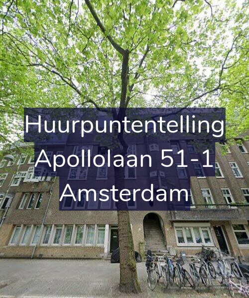 Foto gevel Huurpuntentelling voor Apollolaan 51-1, Amsterdam