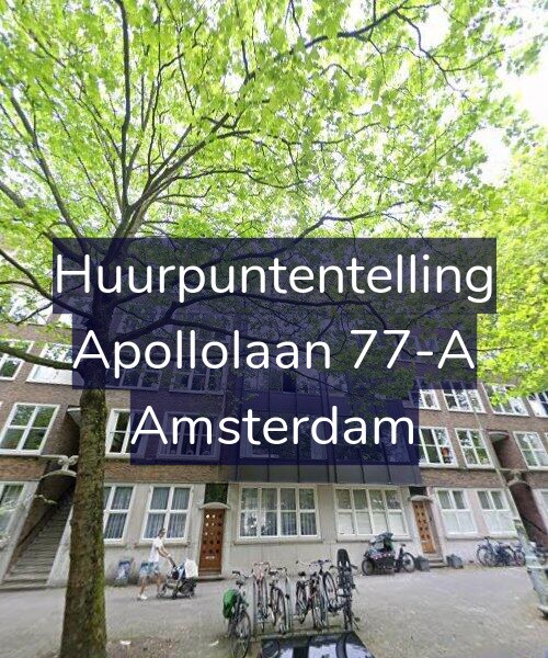 Foto gevel Huurpuntentelling voor Apollolaan 77-A, Amsterdam