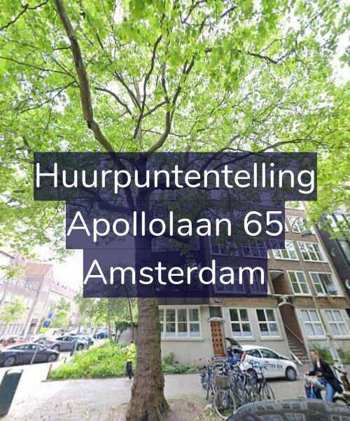 Foto gevel Huurpuntentelling voor Apollolaan 65, Amsterdam